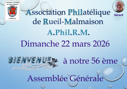 Assemblée Générale 2026 de l&rsquo;Association Philatélique de Rueil-Malmaison