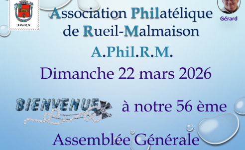 Assemblée Générale 2026 de l&rsquo;Association Philatélique de Rueil-Malmaison