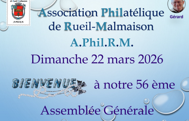 Assemblée Générale 2026 de l&rsquo;Association Philatélique de Rueil-Malmaison
